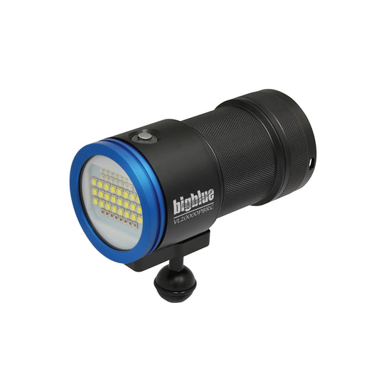 Bigblue VL20,000-Lumen Video Light w/ Built-in Blue & Red LED – Remote Control Ready